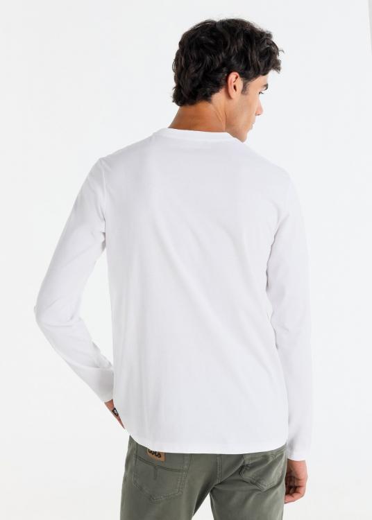 Lois Jeans T-shirt Manches Longues Graphique Vintage Lois