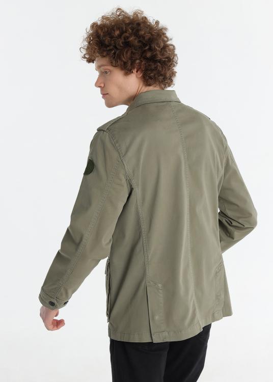 Lois Jeans Veste Avec Patchs - Multi-poches Fermeture Boutonnée