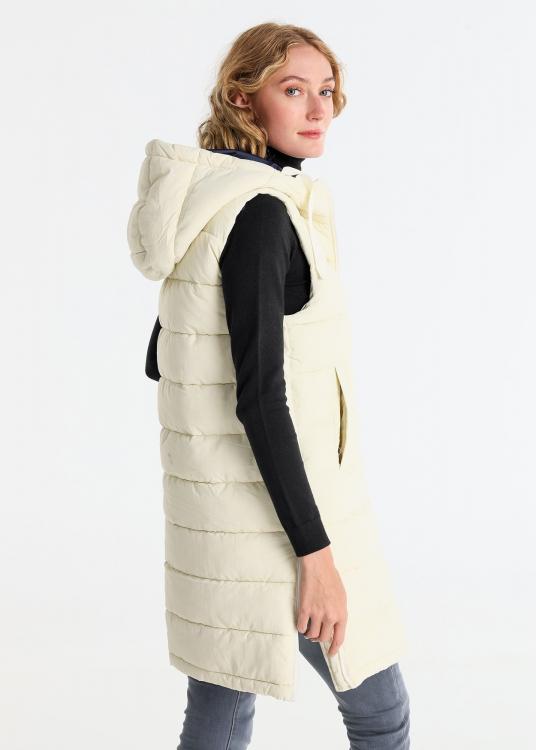 Lois Jeans Veste Puffer à Capuche Matelassé Avec Poches Latérales