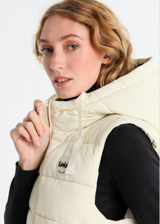 Lois Jeans Veste Puffer à Capuche Matelassé Avec Poches Latérales