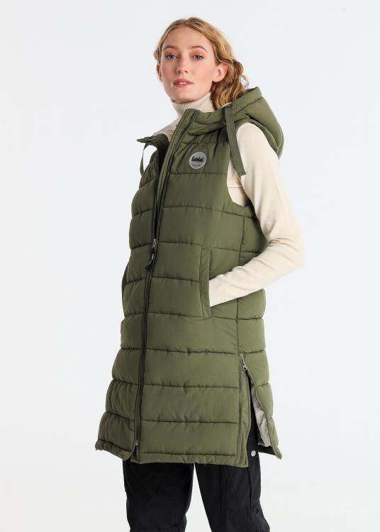lois jeans Veste Puffer à capuche matelassé avec poches latérales