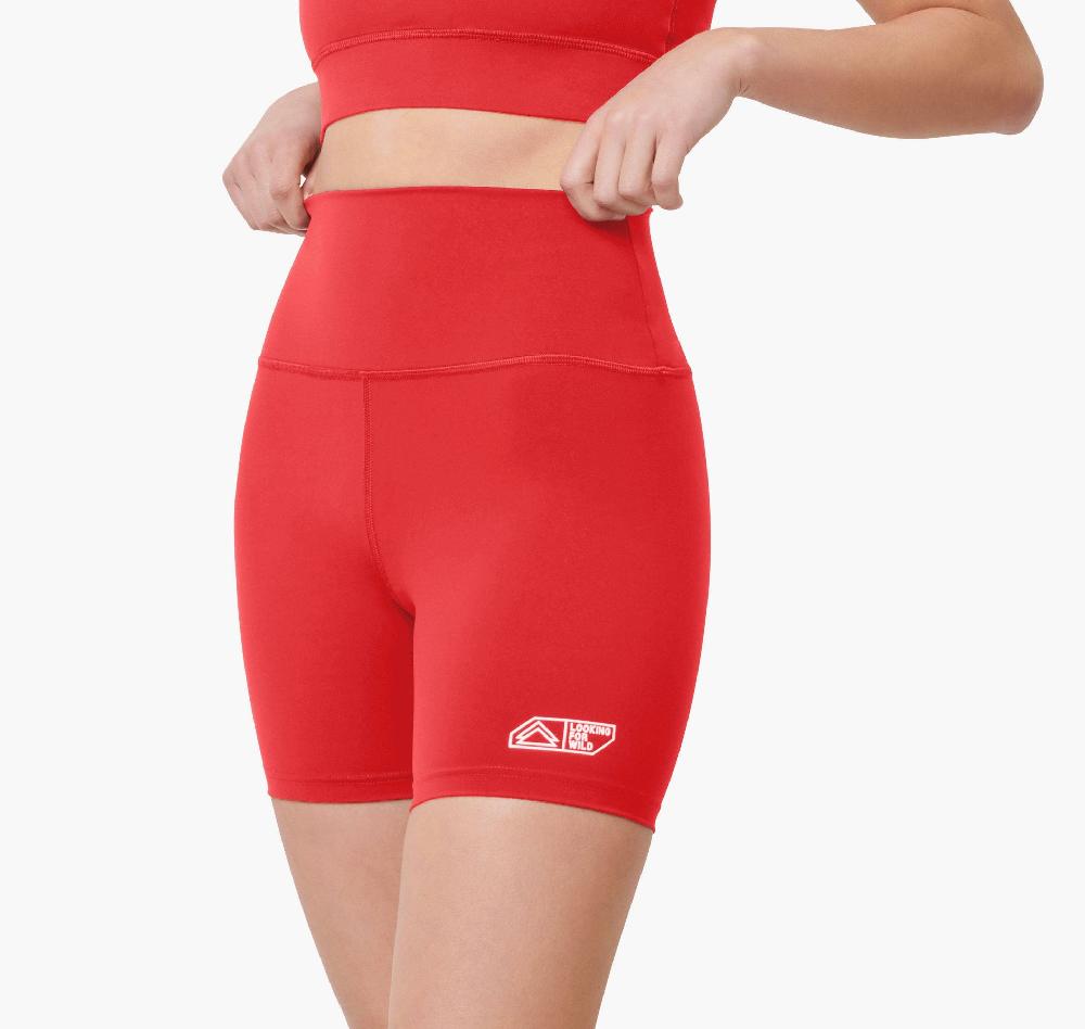 looking for wild Short Legging - Rosso