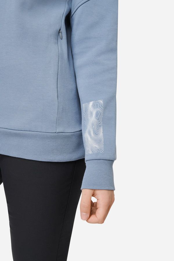 Looking For Wild Sweat Bosson Femme - Greyish Blue