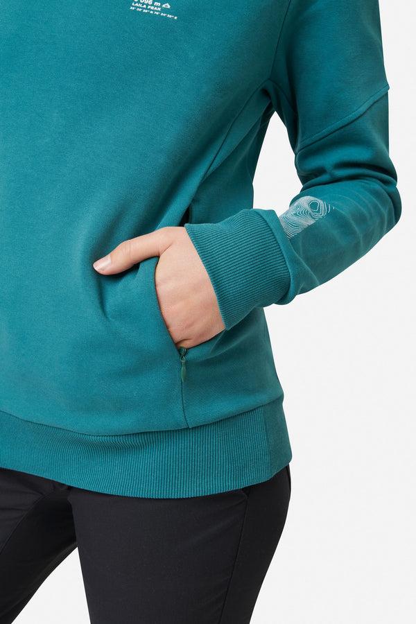 Looking For Wild Sweat Bosson Femme - Teal Green