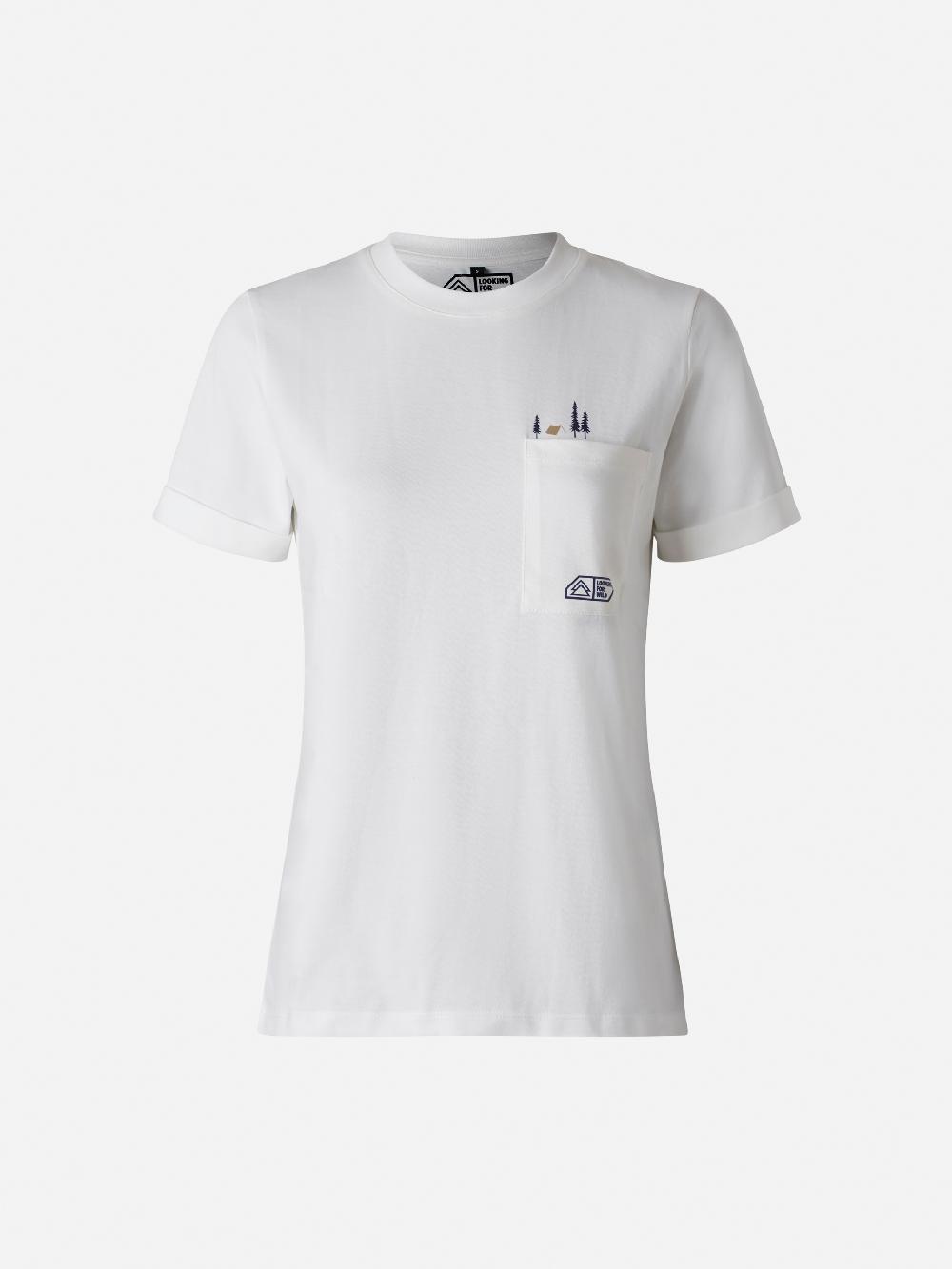 looking for wild T-Shirt Cinto Femme - Optic White