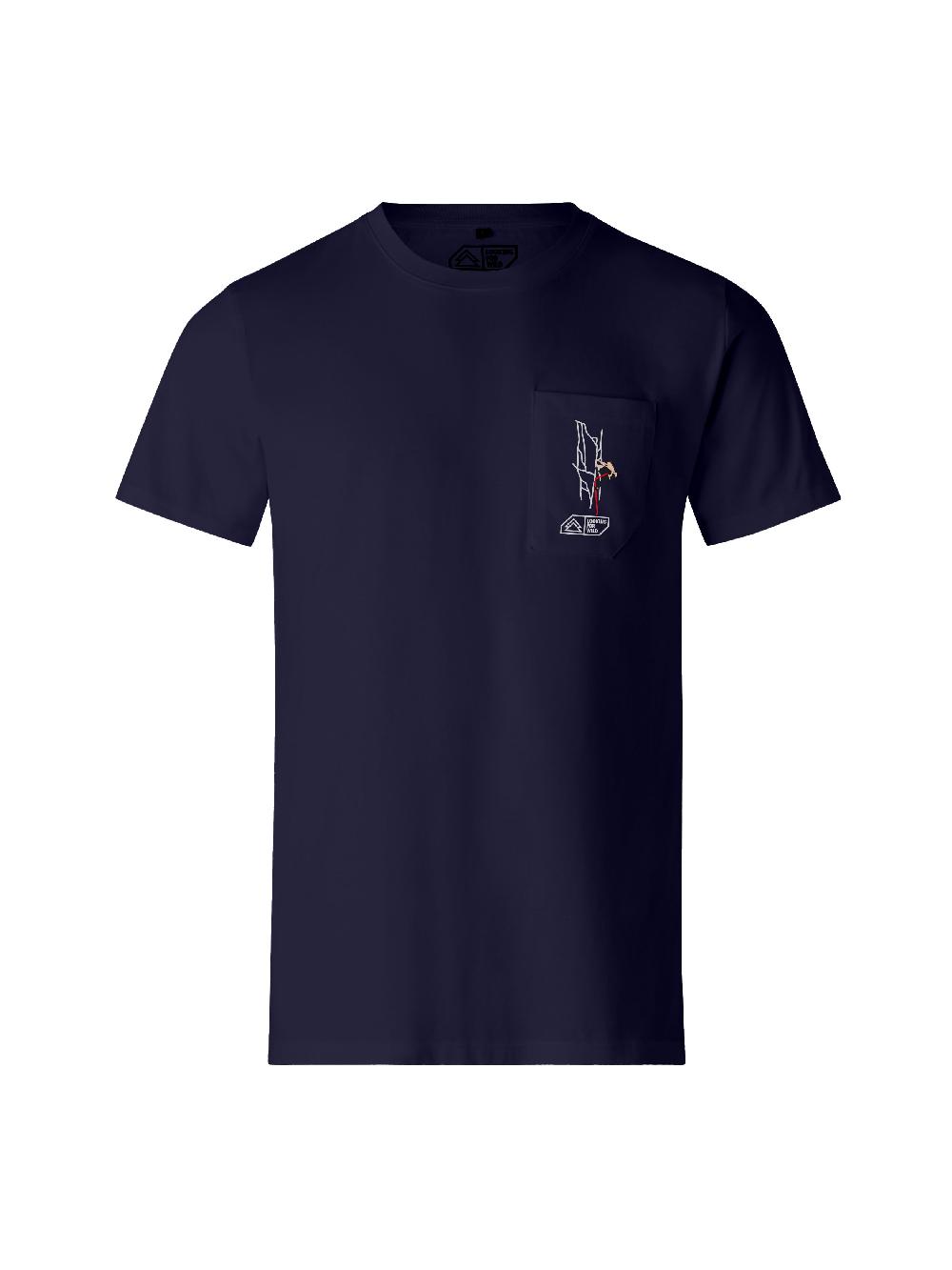 looking for wild T-Shirt Cinto Homme - Maritime Blue