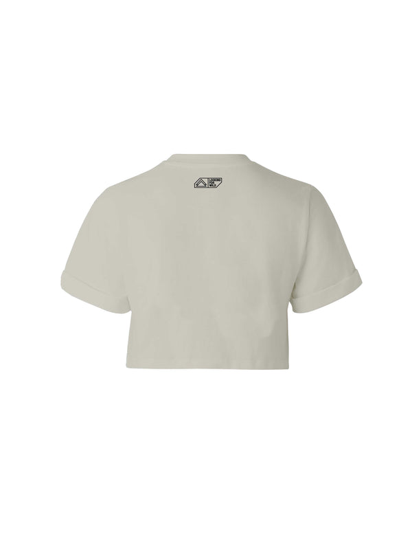 Looking For Wild Montaine - Crop Top Femme - Bone White