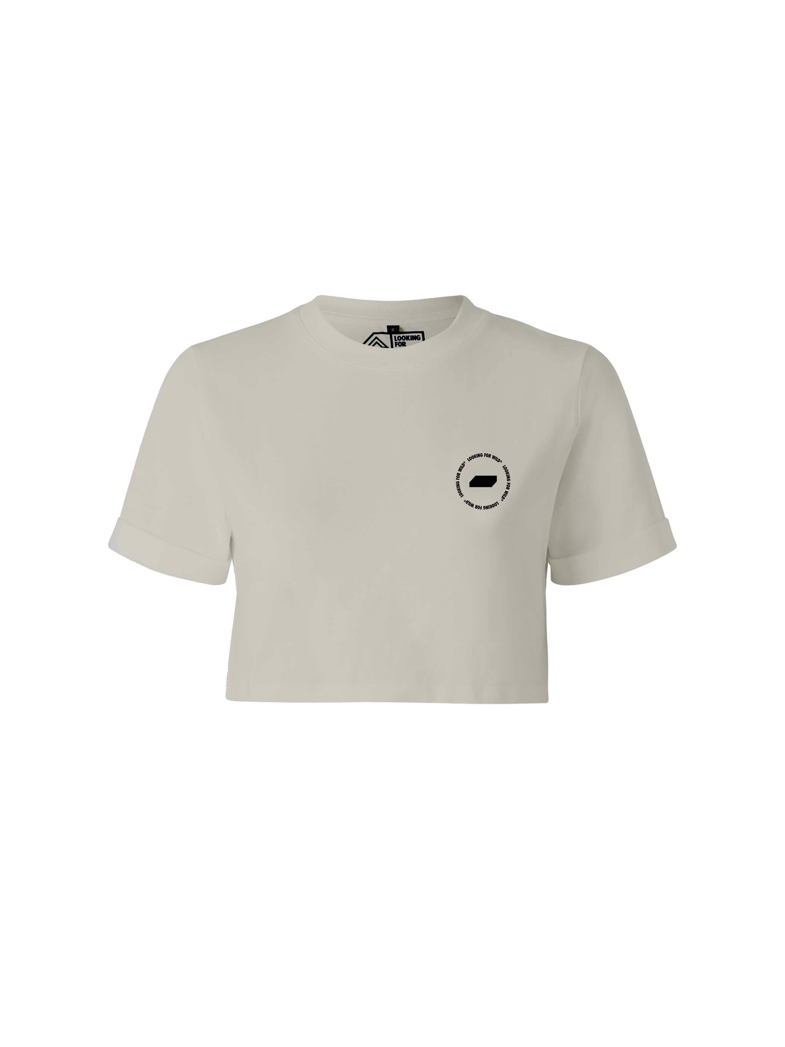 looking for wild Montaine - Crop Top Femme - Bone White