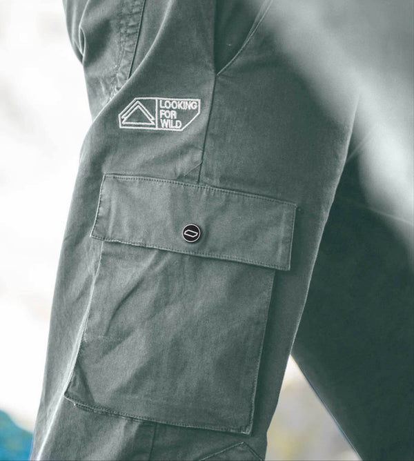 looking For Wild Pantalon D'escalade Fitz Roy Cargo - Abyss