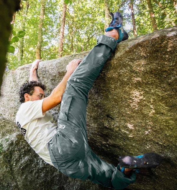 looking For Wild Pantalon D'escalade Fitz Roy Cargo - Abyss