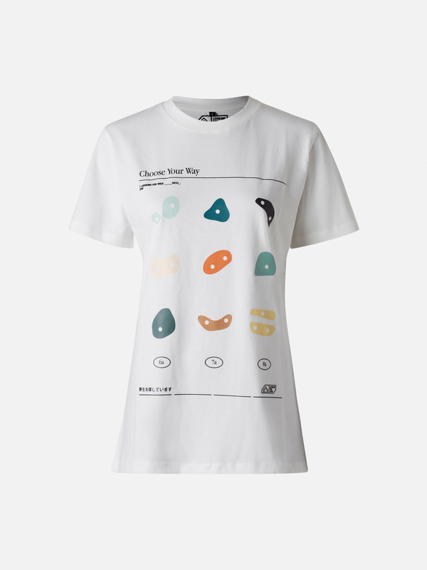 Looking For Wild T-shirt Unisexe Climb Your Way - Optic White