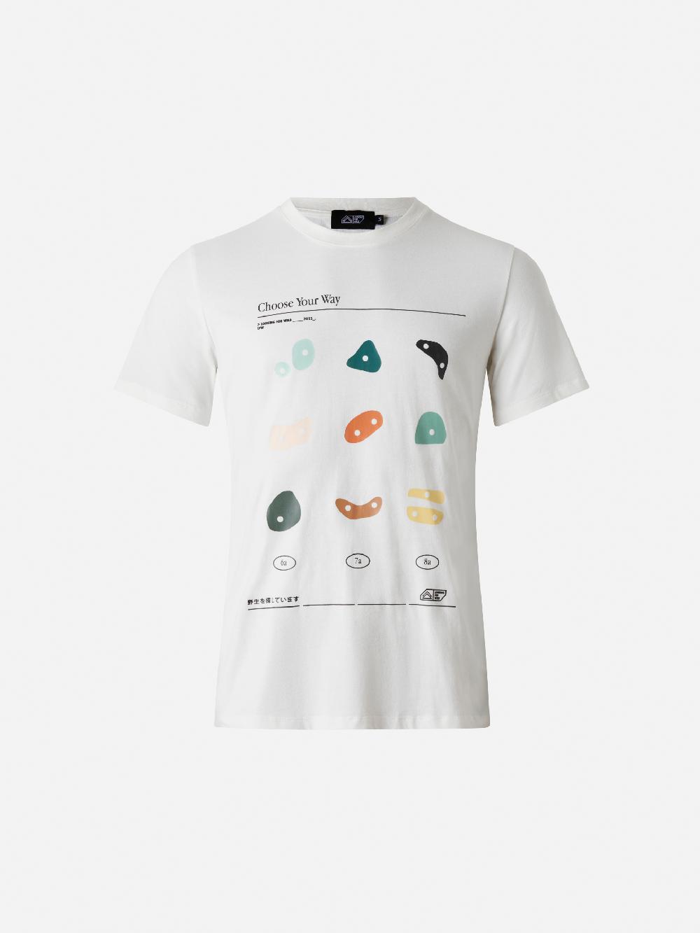 looking for wild T-shirt Unisexe Climb Your Way - Optic White