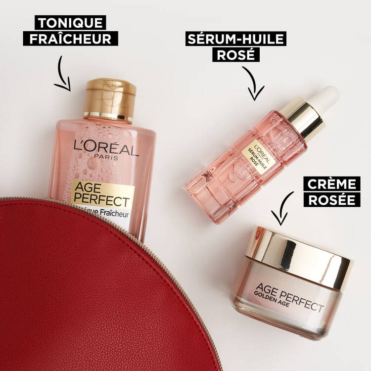 L'oréal Paris Age Perfect Golden Age Trousse Routine Éclat Pour Peaux Matures