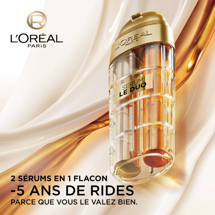 L'oréal Paris Age Perfect Sérum Anti-Âge Le Duo Fermeté Instantanée Anti-Rides Et Éclat De La Peau