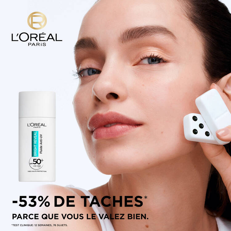 L'oréal Paris Bright Reveal Fluide Anti-UV SPF50+ Anti-Taches Niacinamide
