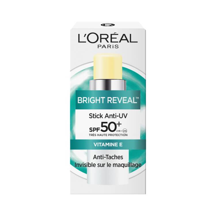 L'oréal Paris Bright Reveal Stick Anti-UV SPF50+ Anti-Taches Vitamine E