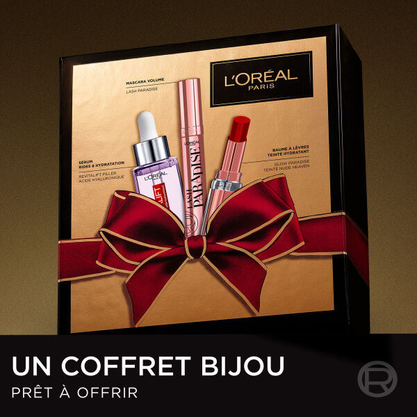 L'oréal Paris Coffret Cadeau Sérum Filler + Mascara Lash Paradise + Baume Heaven