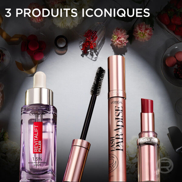 L'oréal Paris Coffret Cadeau Sérum Filler + Mascara Lash Paradise + Baume Heaven