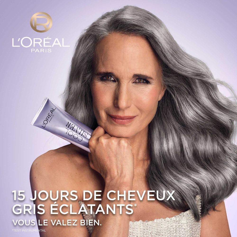 L'oréal Paris Cool Silver Soin Sublimateur De Gris - Déjaunit Et Renforce La Fibre