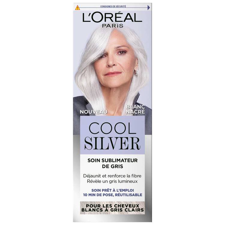l'oréal paris Cool Silver Soin Sublimateur de Gris - déjaunit et renforce la fibre