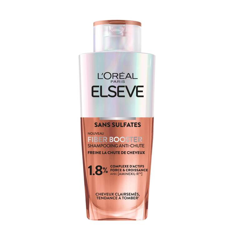 l'oréal paris Elseve Fiber Booster Shampooing Sans Sulfates Anti-Chute Enrichi en AMINEXIL-R™