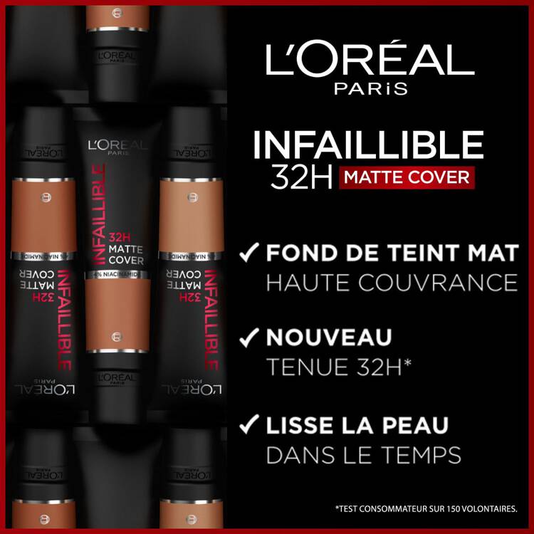 L'oréal Paris Fond De Teint Infaillible 32h Matte Cover