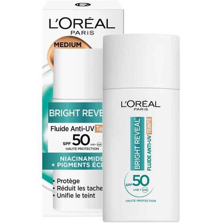 L'oréal Paris Bright Reveal Fluide Anti-UV SPF 50