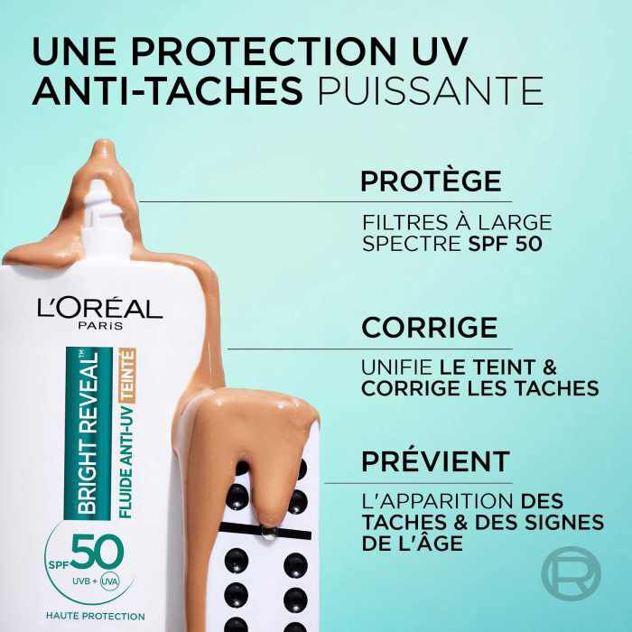 L'oréal Paris Bright Reveal Fluide Anti-UV SPF 50