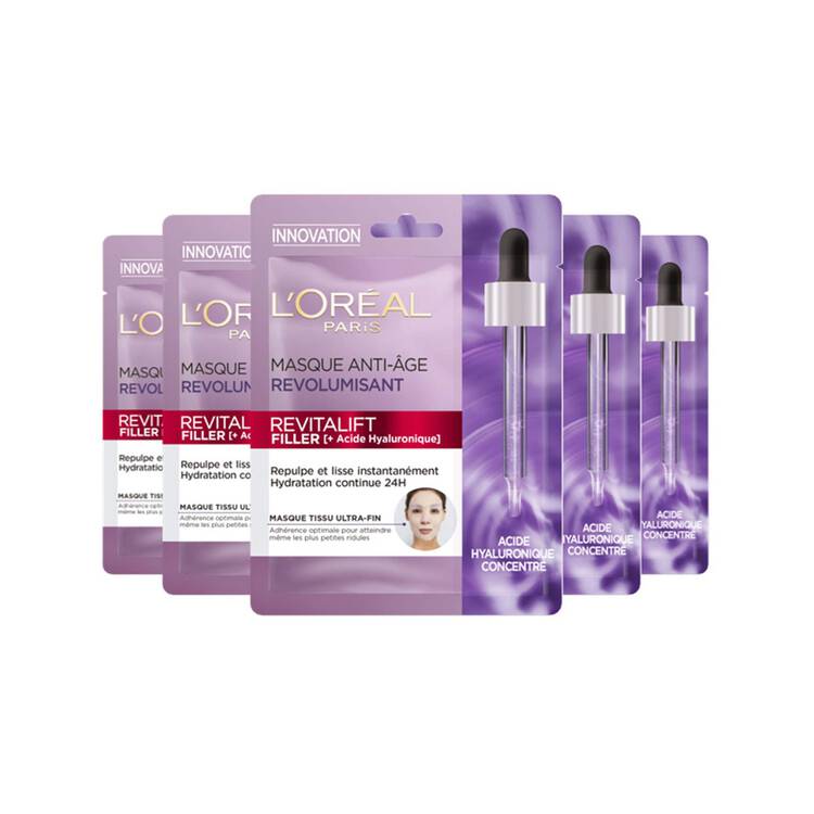 l'oréal paris Masques Hyaluronique anti-âge