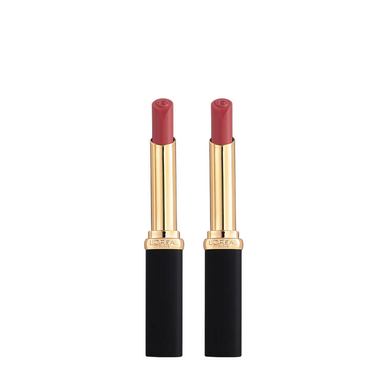 l'oréal paris Lot de 2 – Color Riche Rouge à Lèvres matte et repulpant Le Rouge Nude Independant