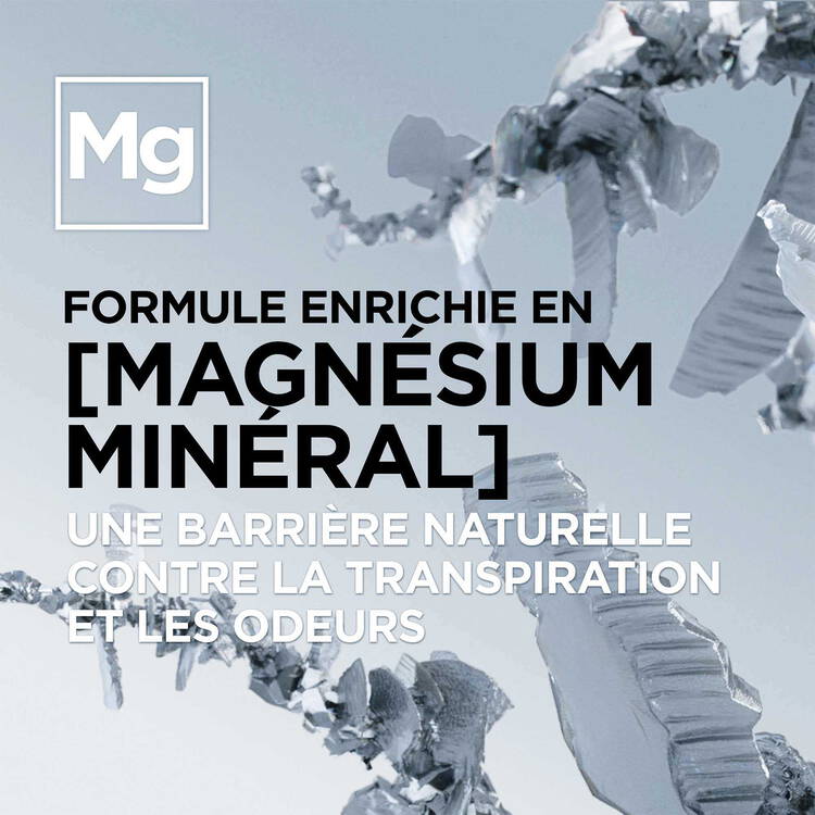 L'oréal Paris Magnesium Defense Déodorant Bille 48H Hypoallergénique