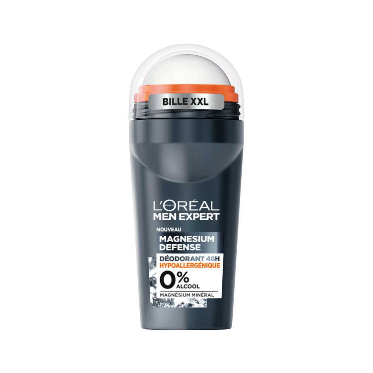 l'oréal paris Magnesium Defense Déodorant Bille 48H Hypoallergénique l'oréal paris Magnesium Defense Déodorant Bille 48H Hypoallergénique