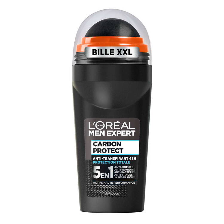 l'oréal paris Men Expert Carbon Protect 5-en-1 Ice Fresh Déodorant Bille
