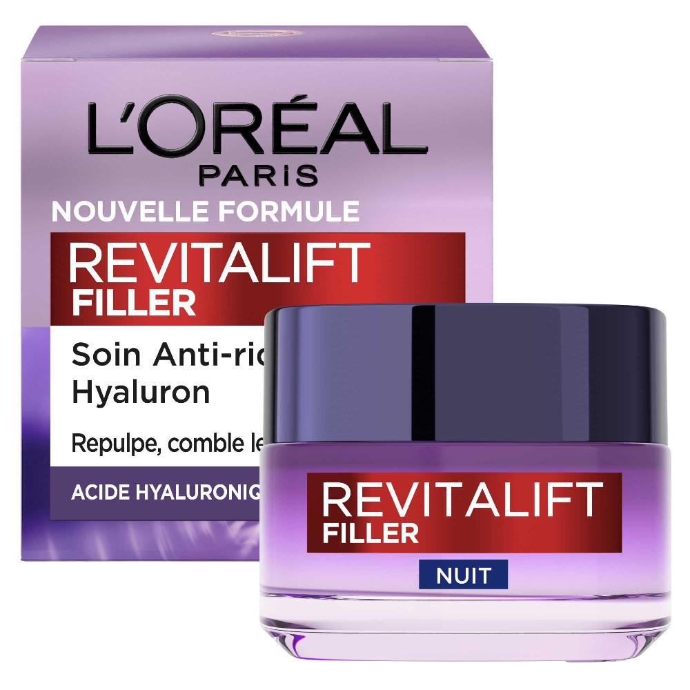L'oréal Paris Reviltalift Filler Crème De Nuit Anti-rides