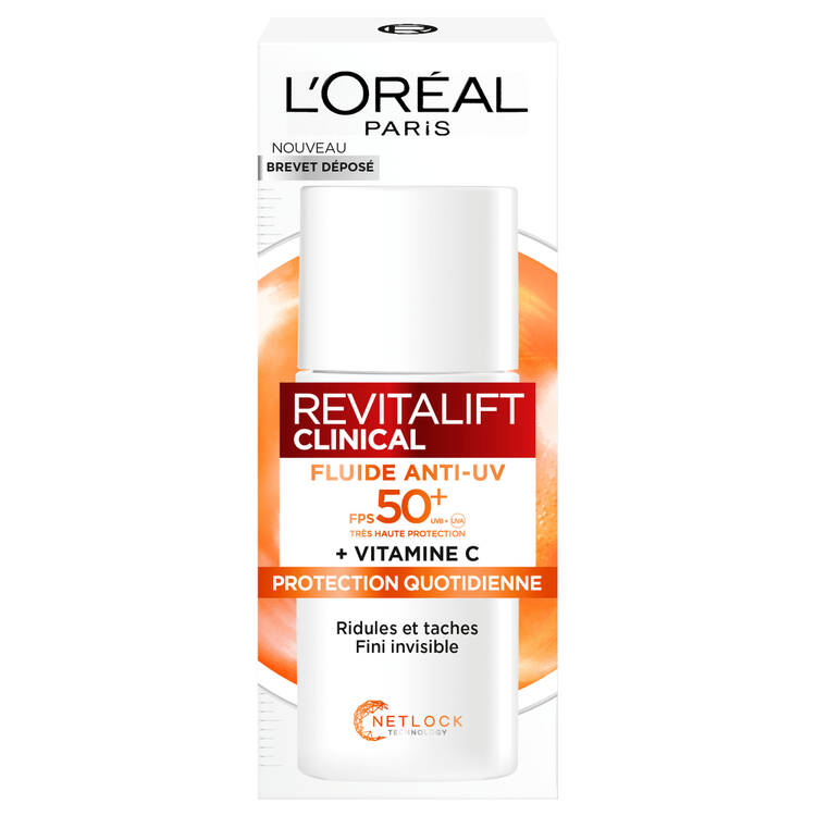 l'oréal paris Revitalift Clinical Vitamine C Fluide FPS 50+ l'oréal paris Revitalift Clinical Vitamine C Fluide FPS 50+