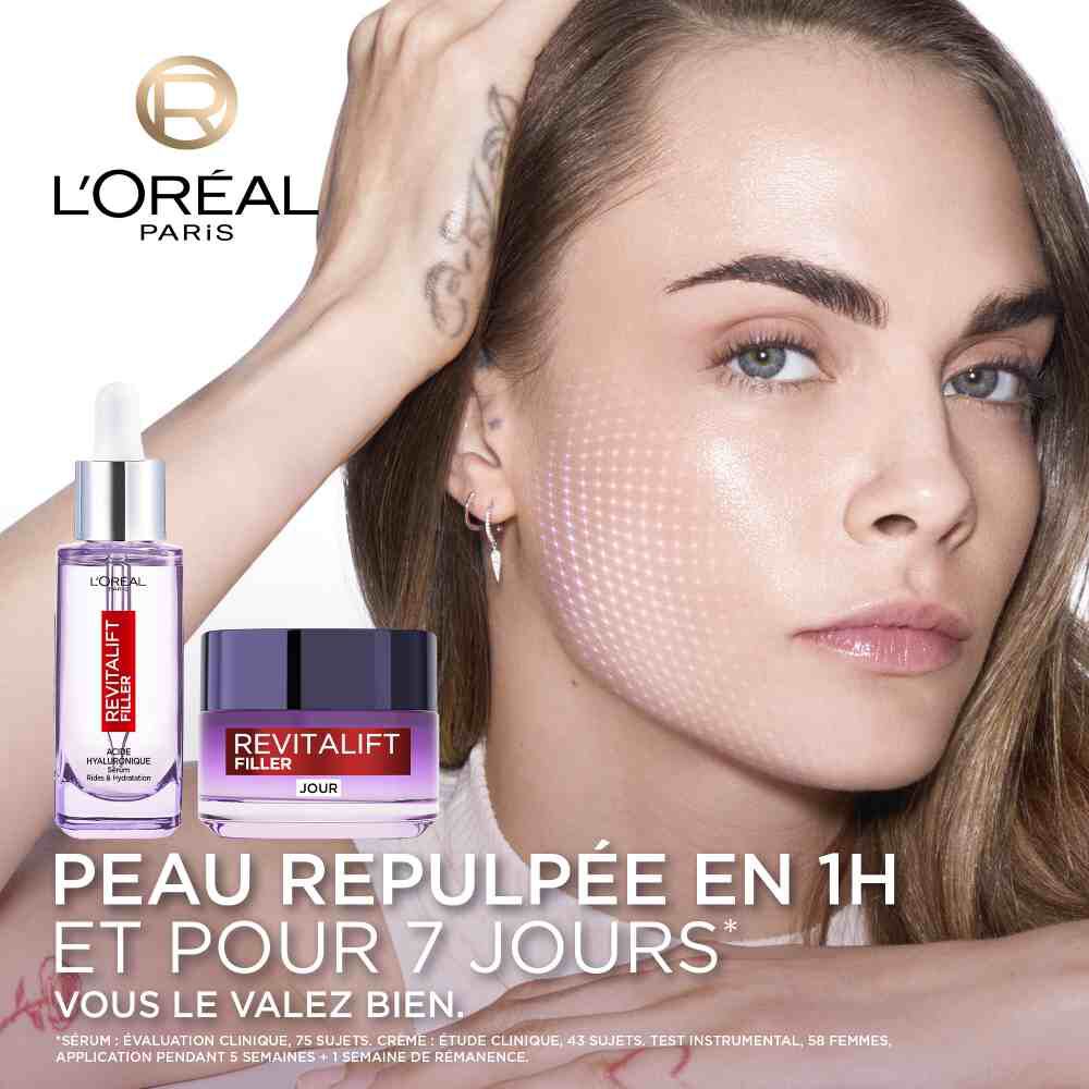 L'oréal Paris Revitalift Filler Routine Anti-âge Repulpante Enrichie à L’Acide