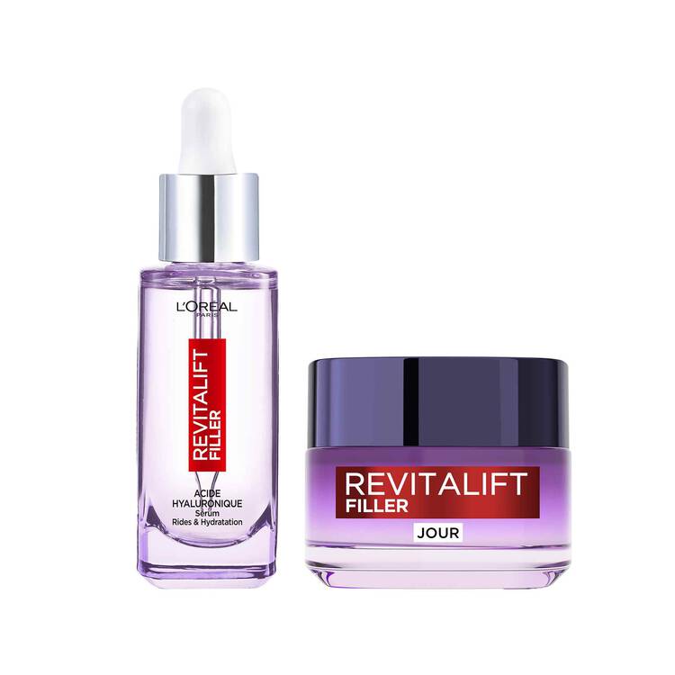 l'oréal paris Revitalift Filler Routine anti-âge repulpante enrichie à l’Acide