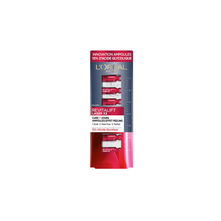 l'oréal paris Revitalift Laser Ampoules Effet Peeling Cure 7 Jours 10% Acide Glycolique