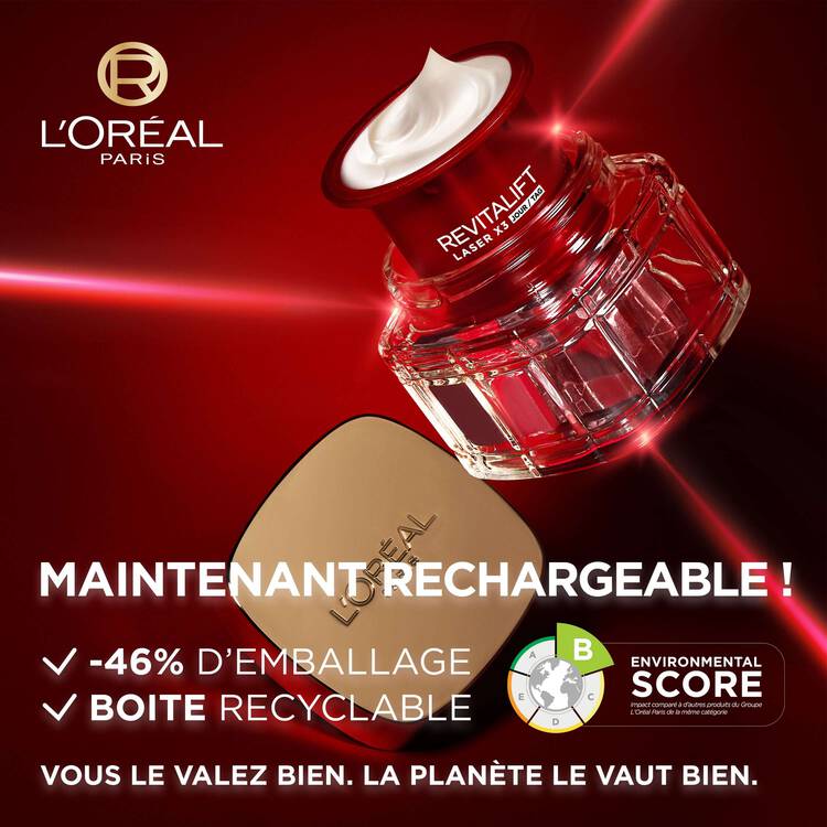 L'oréal Paris Revitalift Laser - Kit De Découverte 2 Crèmes Rechargeable Anti-Âge À L'Acide Hyaluronique