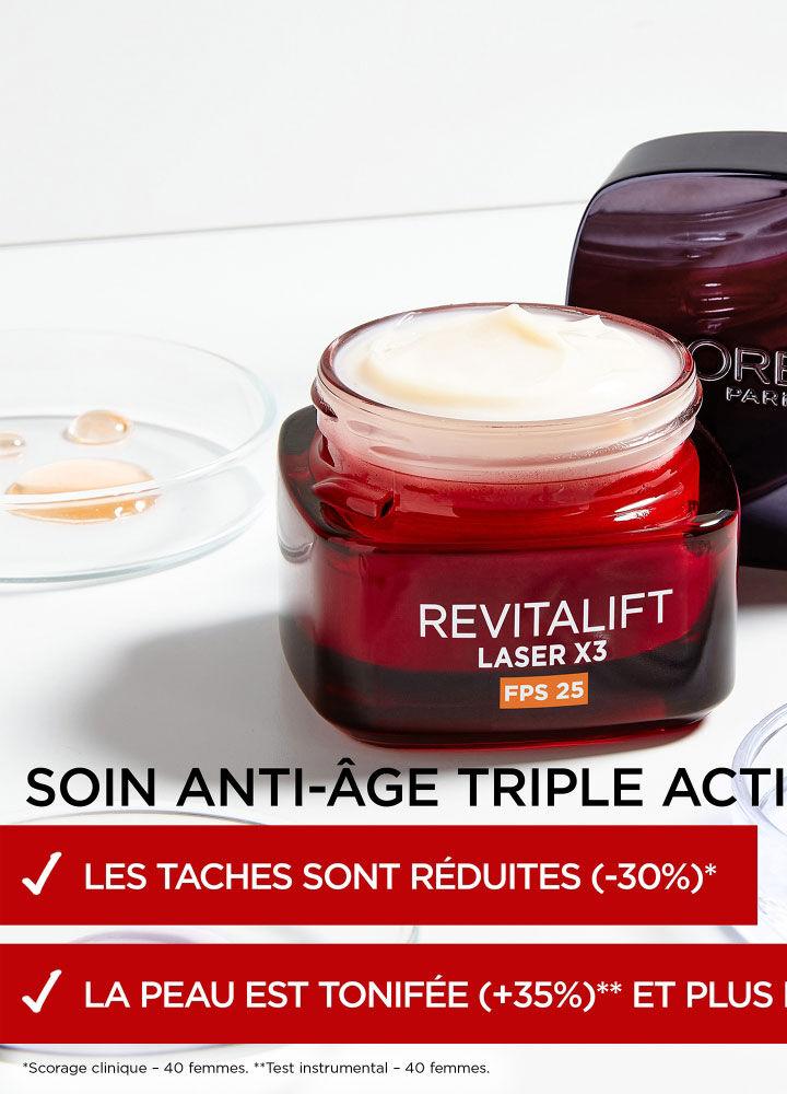 L'oréal Paris Revitalift Laser X3 Crème De Jour Anti-Age Triple Action FPS 25