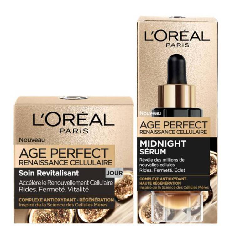 L'oréal Paris Rituel Anti-Âge Midnight - Sérum Nuit Midnight + Crème Nuit Midnight