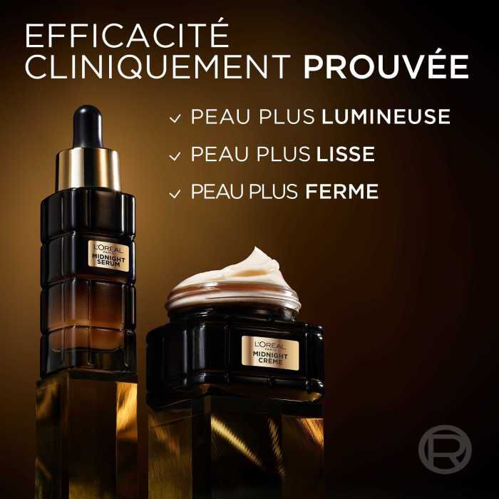 L'oréal Paris Rituel Anti-Âge Midnight - Sérum Nuit Midnight + Crème Nuit Midnight