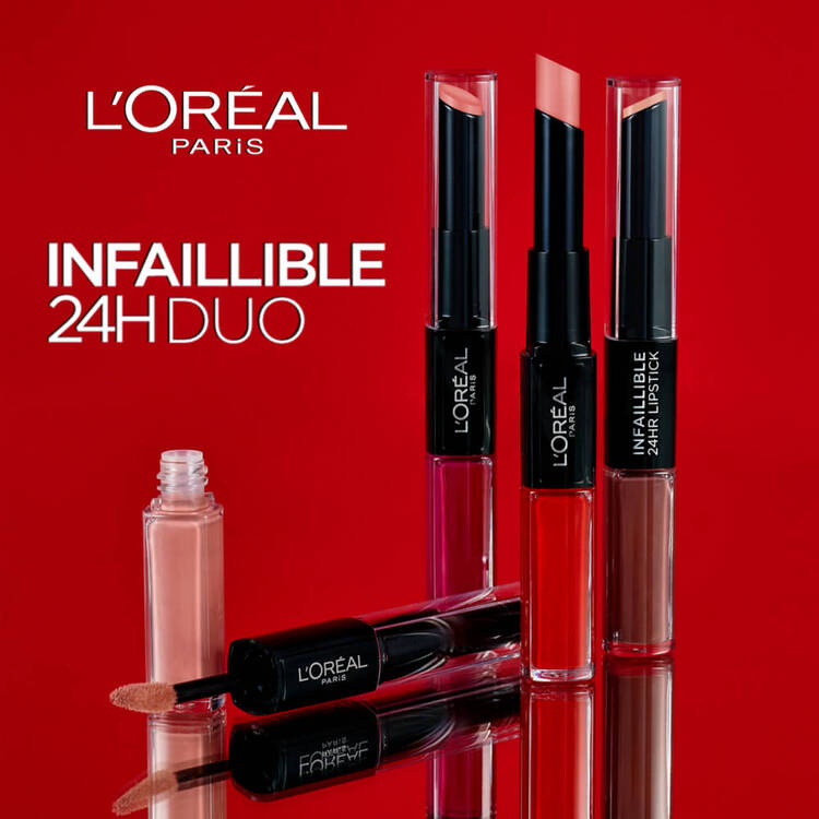 L'oréal Paris Rouge à Lèvres Longue Tenue Infaillible 24H Duo
