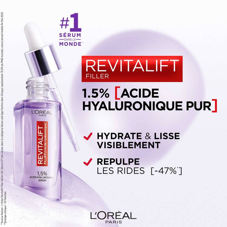 L'oréal Paris Routine Teint Lumineux [Acide Hyaluronique + Vitamine C]