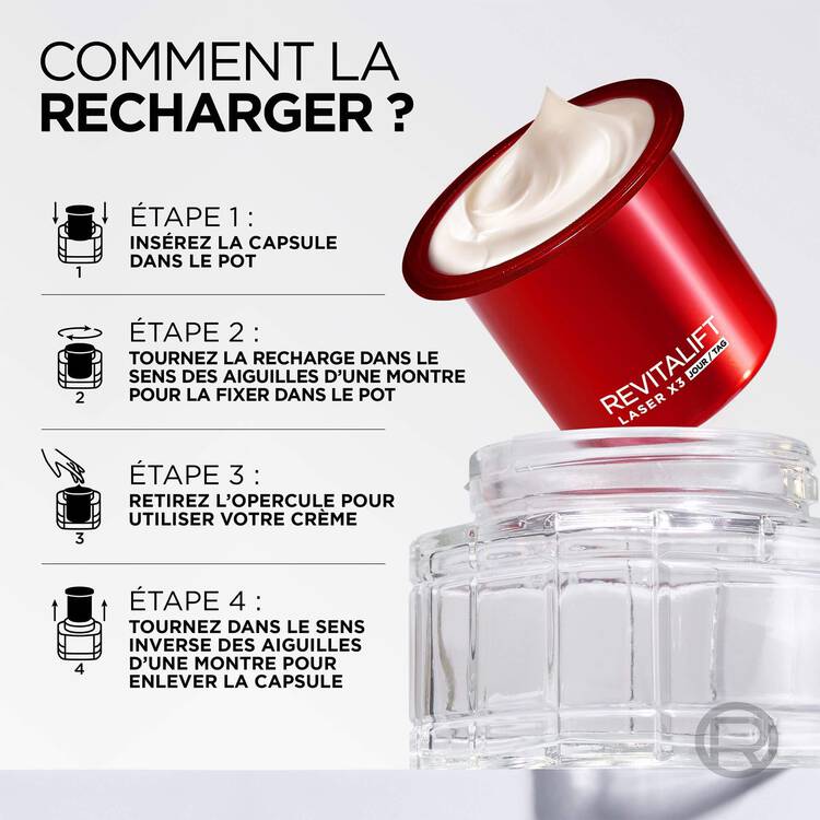 L'oréal Paris Soin Profond Visage Anti-Âge à L'Acide Hyaluronique Pro-Rétinol Et Vitamine C