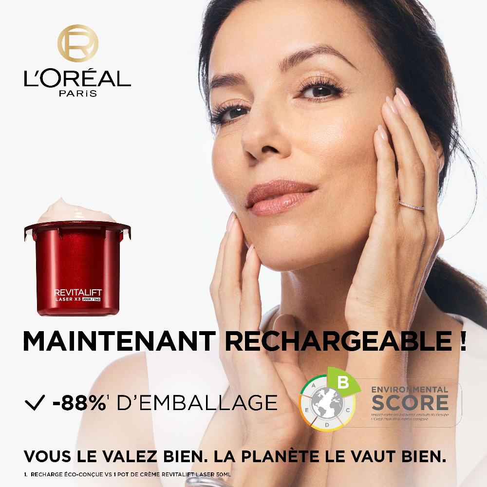 L'oréal Paris Soin Profond Visage Anti-Âge à L'Acide Hyaluronique Pro-Rétinol Et Vitamine C