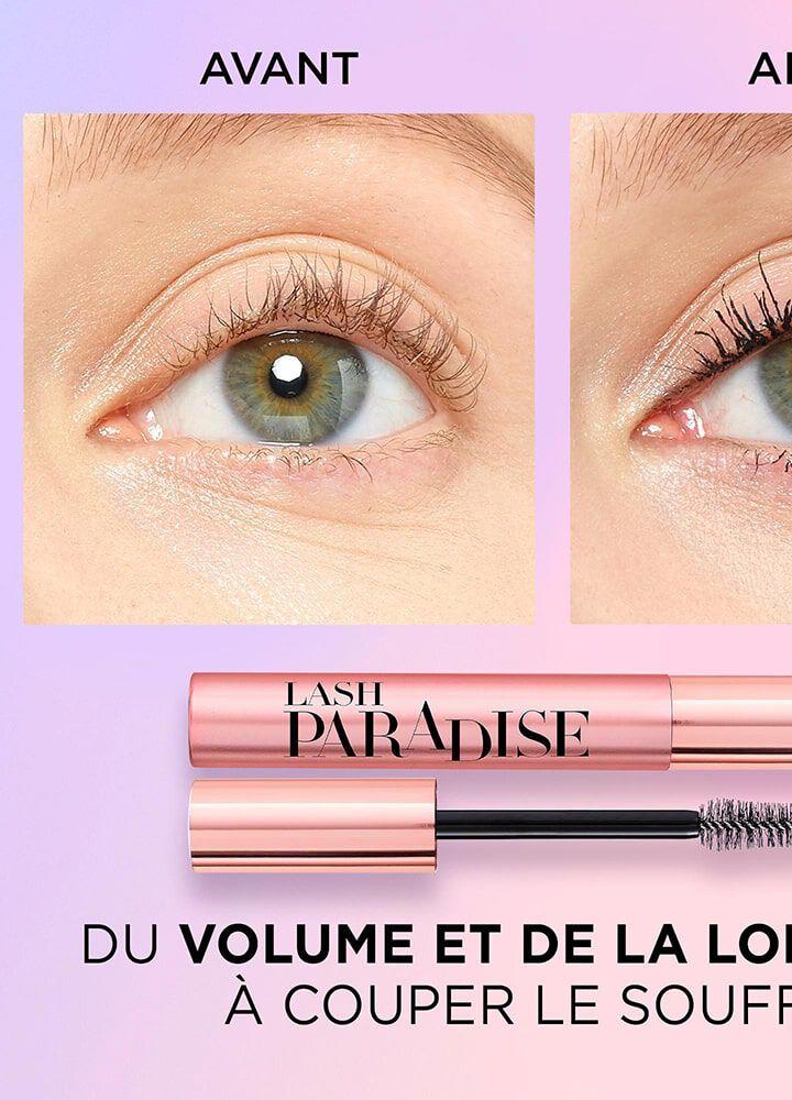 L'oréal Paris Trousse Femme - Mascara Lash Paradise Noir Intense + Eyeliner Perfect Slim Noir