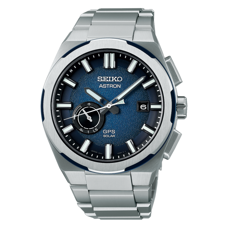 lorus SSJ023J1 Montre ASTRON Quartz GPS Solaire