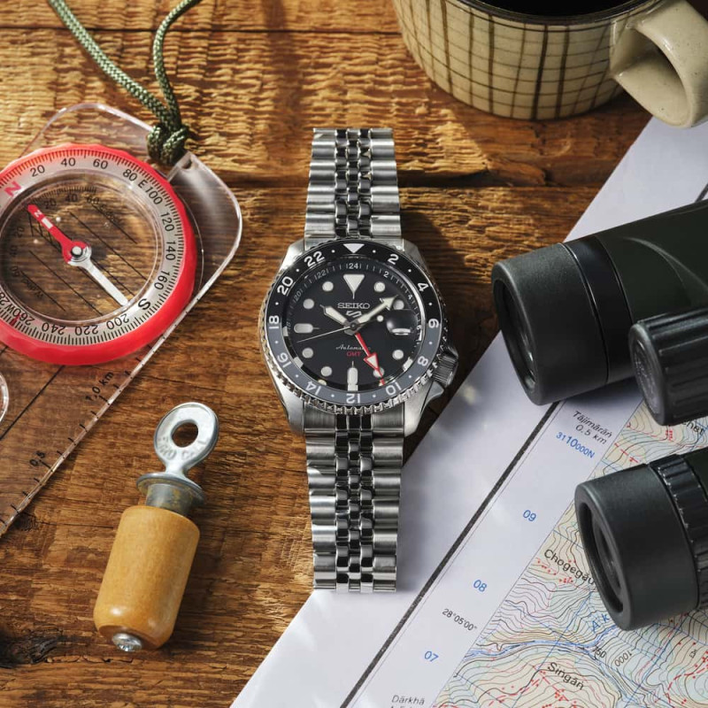 Lorus SSK001K1 Montre Seiko 5 Automatique GMT