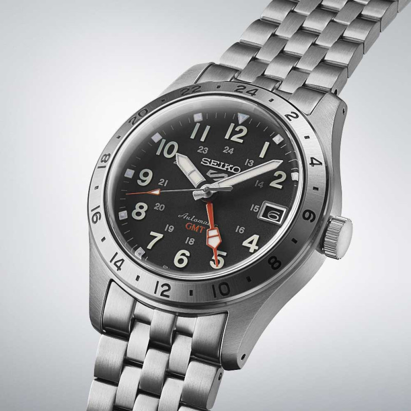 Lorus SSK023K1 Montre Seiko 5 Automatique GMT